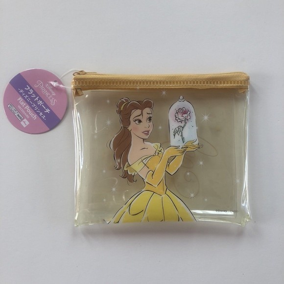 Taste Beauty Disney Belle Set of 5 Flavored Lip Glosses + Belle Flat Pouch - Picture 4 of 8